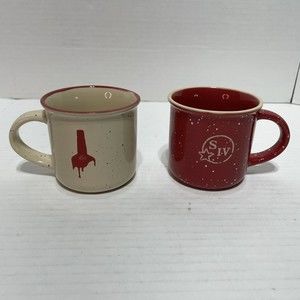 2 Makers Mark Limited Edition Bourbon Whisky Mugs NEW Red and White